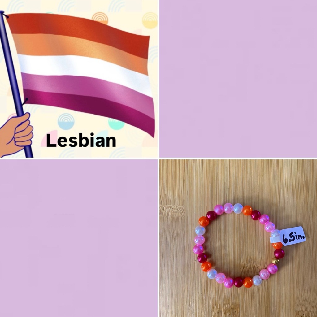 Lesbian Pride Flag Bracelets